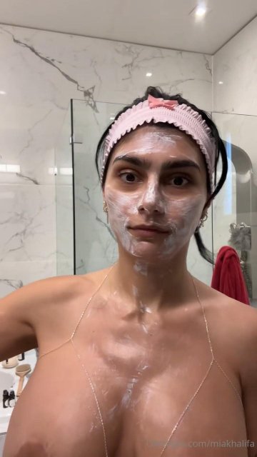 Mia Khalifa Nude Shower Prep Part 2 OnlyFans Video Leaked - #17