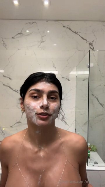 Mia Khalifa Nude Shower Prep Part 2 OnlyFans Video Leaked - #16