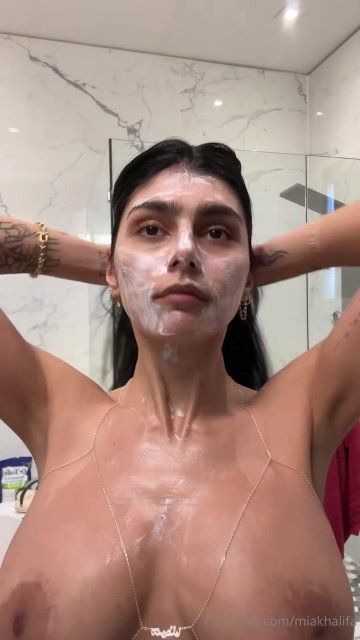 Mia Khalifa Nude Shower Prep Part 2 OnlyFans Video Leaked - #12