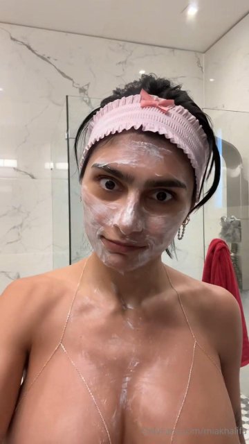 Mia Khalifa Nude Shower Prep Part 2 OnlyFans Video Leaked - #15