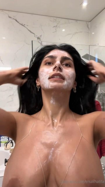 Mia Khalifa Nude Shower Prep Part 2 OnlyFans Video Leaked - #5