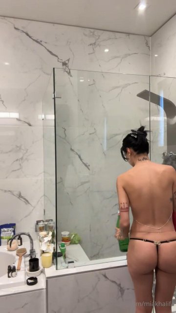 Mia Khalifa Nude Shower Prep Part 2 OnlyFans Video Leaked - #11