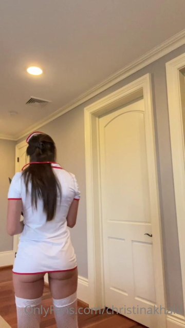 Christina Khalil Naughty Nurse PPV Onlyfans Video Leaked - #3
