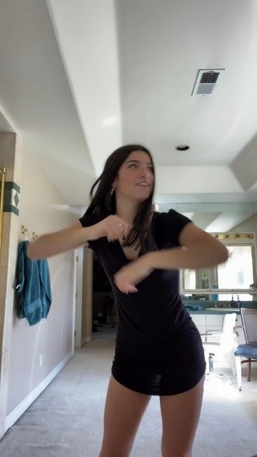 Charli D’Amelio See-Through Mini Dress Dance Video Leaked - #4