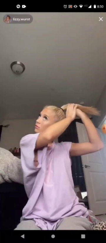 Lizzy Wurst Nipple Slip TikTok Livestream Video Leaked - #5