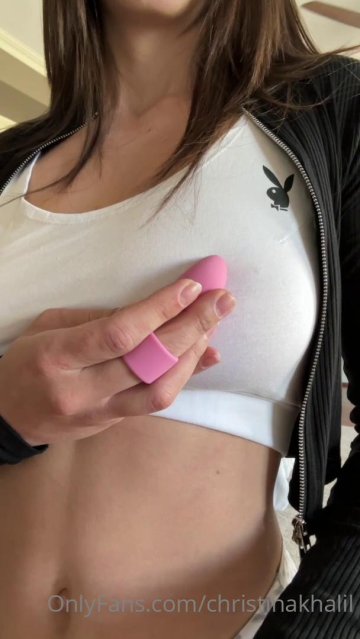 Christina Khalil See Through Wet Nipple Strip Onlyfans Video Leaked - #7
