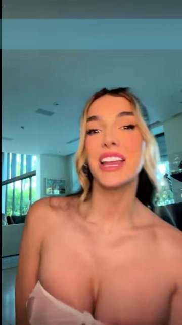 Lyna Perez Nude See-Through OnlyFans Livestream Leaked - #12