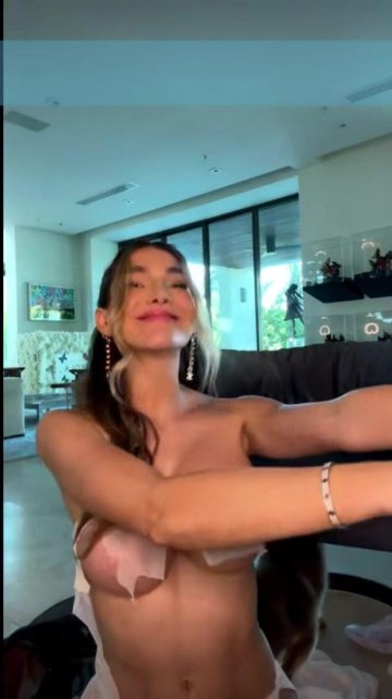 Lyna Perez Nude See-Through OnlyFans Livestream Leaked - #8