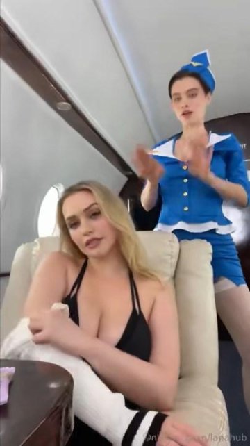Lana Rhoades Mia Malkova Stewardess OnlyFans Video Leaked - #4