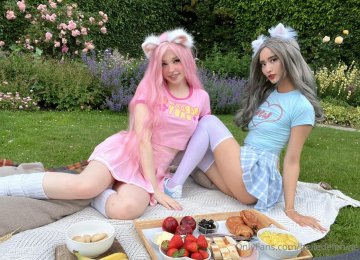 Belle Delphine Bunny Picnic Collab Onlyfans Set Leaked - #35