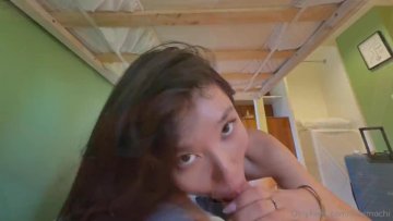 Lucy Mochi Nude POV Bunk Bed Blowjob OnlyFans Video Leaked - #4