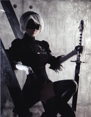 Helly Valentine 2B Nier Automata Cosplay Set Leaked - #3