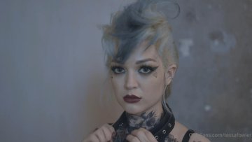 Tessa Fowler Bondage Cosplay Striptease Video Leaked - #3