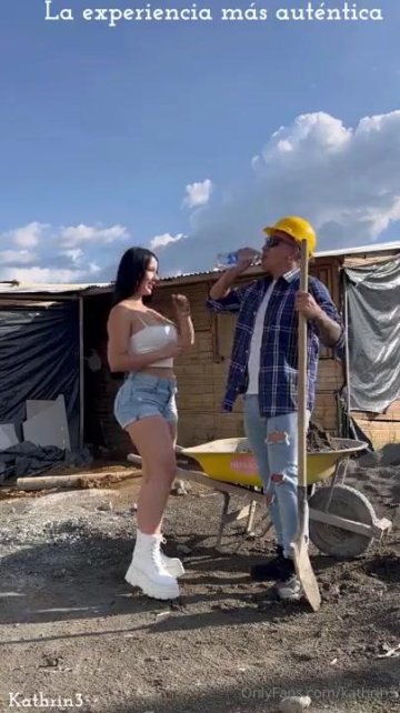 Kathrin Nude POV Construction Blowjob OnlyFans Video Leaked - #9