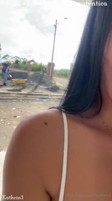 Kathrin Nude POV Construction Blowjob OnlyFans Video Leaked - #4