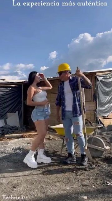 Kathrin Nude POV Construction Blowjob OnlyFans Video Leaked - #13