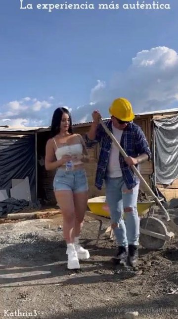 Kathrin Nude POV Construction Blowjob OnlyFans Video Leaked - #16