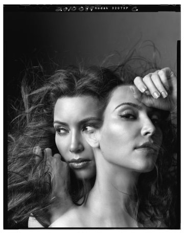 Kim Kardashian Nude Body Paint Outtakes Set Leaked - #8