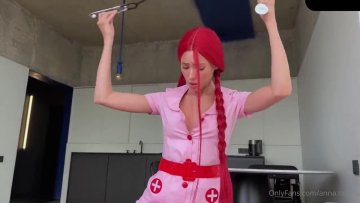 Anna Ralphs POV Nurse Cosplay Blowjob OnlyFans Video Leaked - #7