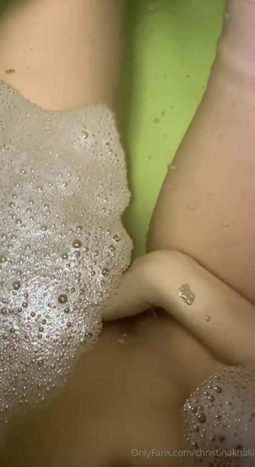 Christina Khalil Bath Pussy Masturbation Onlyfans Video Leaked - #2