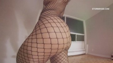 Stormi Maya Nude Fishnet Bodysuit Onlyfans Video Leaked - #19