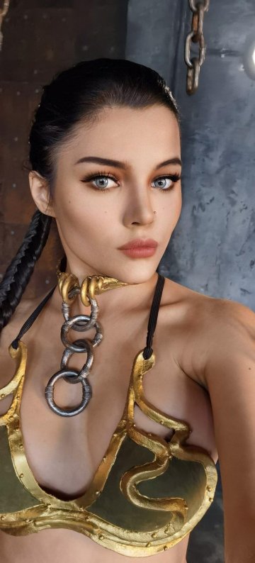 Kalinka Fox Nude Princess Leia Cosplay Set Leaked - #7