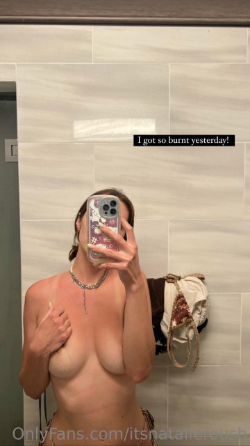 Natalie Roush Nude Sun Burnt Bathroom Onlyfans Set Leaked - #2