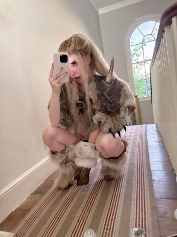 Belle Delphine Sexy Viking Cosplay Onlyfans Set Leaked - #9