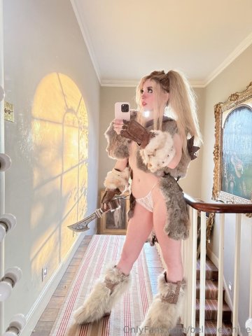 Belle Delphine Sexy Viking Cosplay Onlyfans Set Leaked - #40
