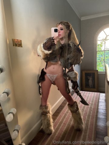 Belle Delphine Sexy Viking Cosplay Onlyfans Set Leaked - #21