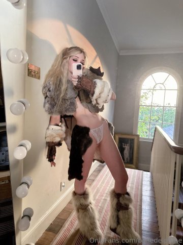 Belle Delphine Sexy Viking Cosplay Onlyfans Set Leaked - #49