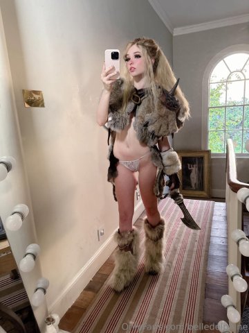 Belle Delphine Sexy Viking Cosplay Onlyfans Set Leaked - #50
