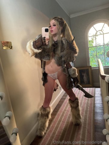 Belle Delphine Sexy Viking Cosplay Onlyfans Set Leaked - #46