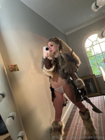 Belle Delphine Sexy Viking Cosplay Onlyfans Set Leaked - #2
