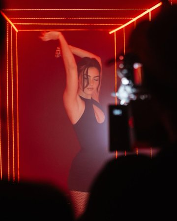 Andrea Botez Sexy Fishnet Stockings Set Leaked - #5