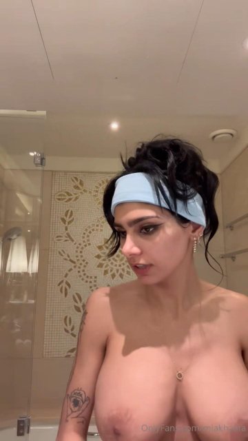 Mia Khalifa Nude Bathroom Prep OnlyFans Video Leaked - #7