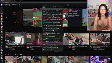 Alinity Chair Nude Pre-Stream Dress Strip Onlyfans Video Leaked - #14