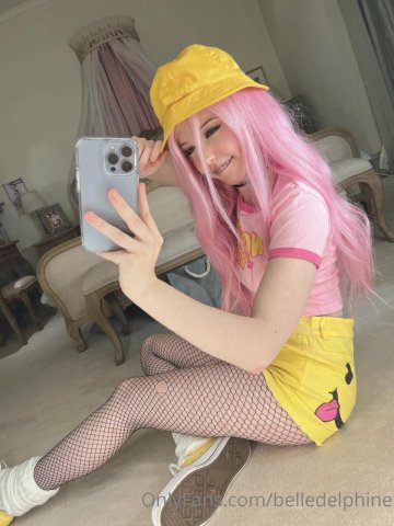 Belle Delphine Yellow Hat Full Onlyfans Set Leaked - #33