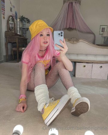 Belle Delphine Yellow Hat Full Onlyfans Set Leaked - #21