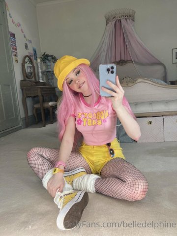 Belle Delphine Yellow Hat Full Onlyfans Set Leaked - #3