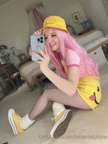 Belle Delphine Yellow Hat Full Onlyfans Set Leaked - #53