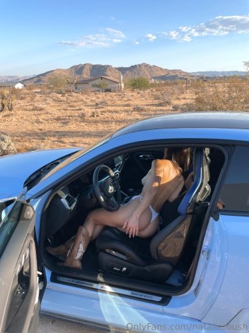 Natalie Roush Nude Car Desert Strip Onlyfans Set Leaked - #7