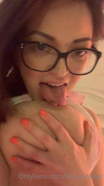 Tessa Fowler Nude Titty Lick OnlyFans Video Leaked - #5