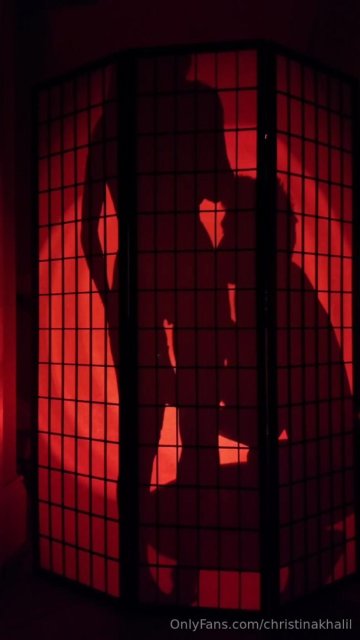 Christina Khalil Silhouette Blowjob CIM PPV Onlyfans Video Leaked - #4