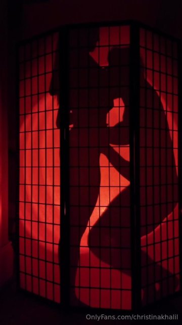 Christina Khalil Silhouette Blowjob CIM PPV Onlyfans Video Leaked - #6