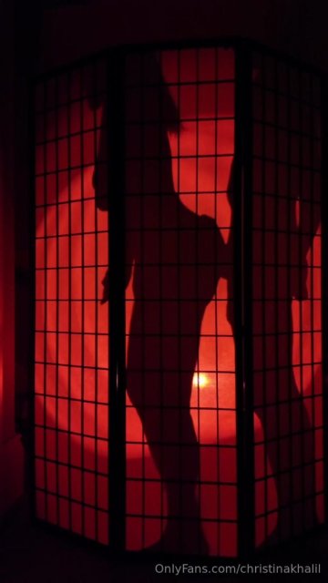 Christina Khalil Silhouette Blowjob CIM PPV Onlyfans Video Leaked - #5
