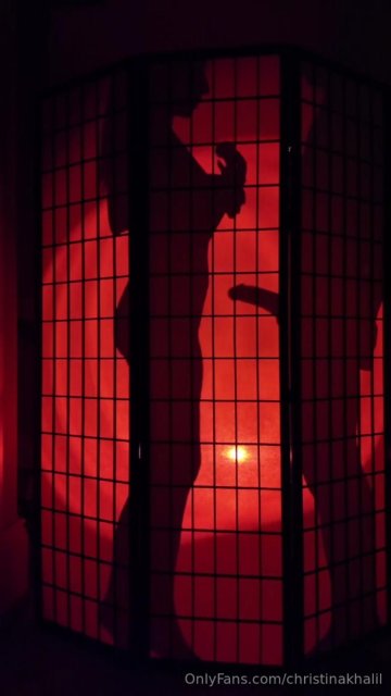 Christina Khalil Silhouette Blowjob CIM PPV Onlyfans Video Leaked - #13