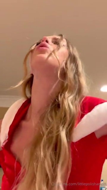 LittlePolishAngel Xmas POV Riding Sex OnlyFans Video Leaked - #3