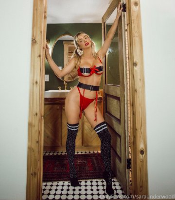Sara Jean Underwood Nude Xmas Lingerie OnlyFans Set Leaked - #3