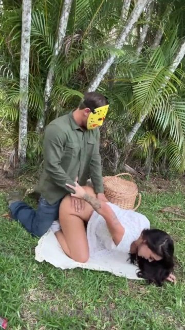 Emily Rinaudo Nude Outdoor Doggy Style OnlyFans Video Leaked - #4